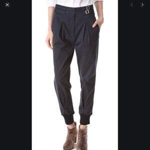 Womens Boy. by Band of Outsiders Black (Item- 13) Pure Wool Cuff Pant 3 US/L